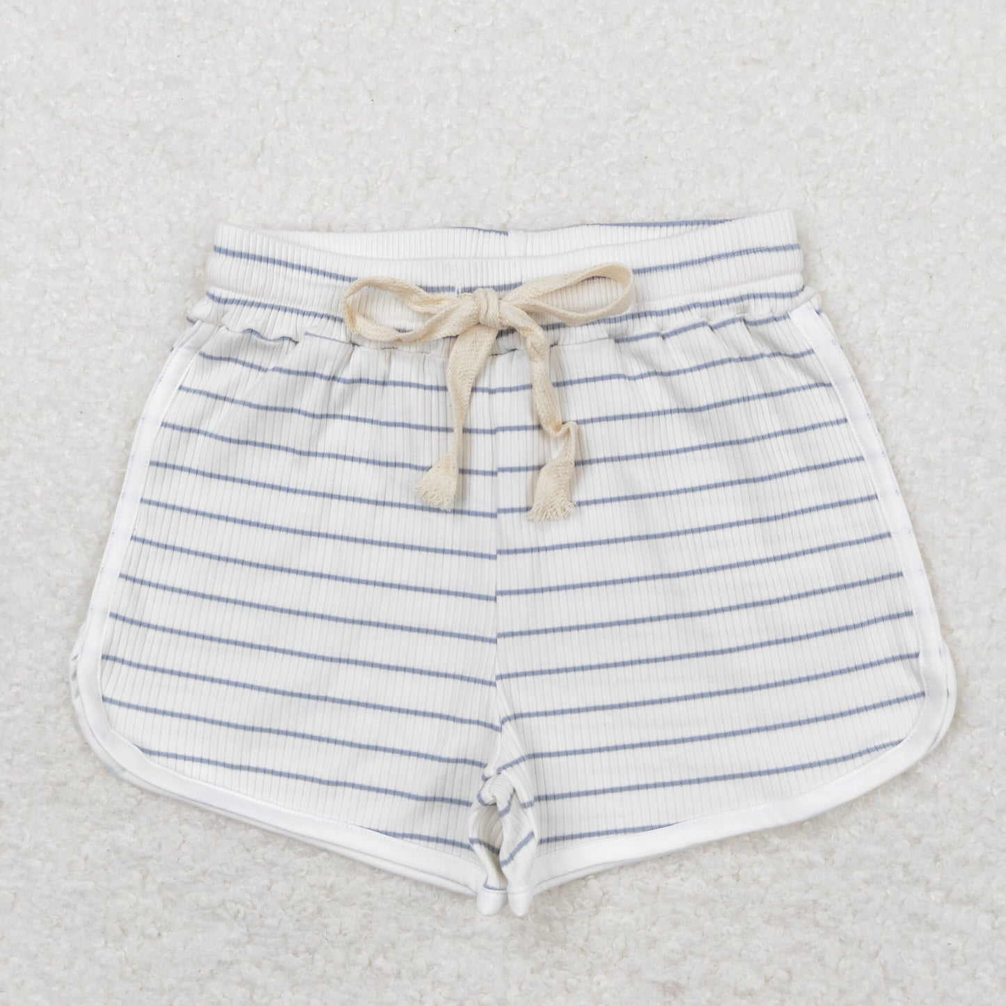 white striped girls summer shorts