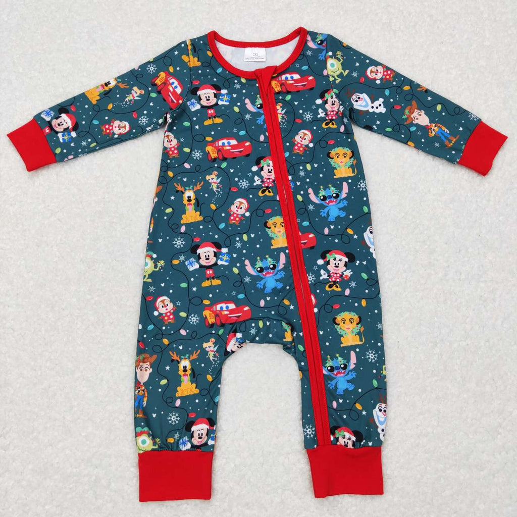 Christmas cartoon zip sleeper