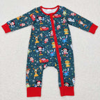 Christmas cartoon zip sleeper