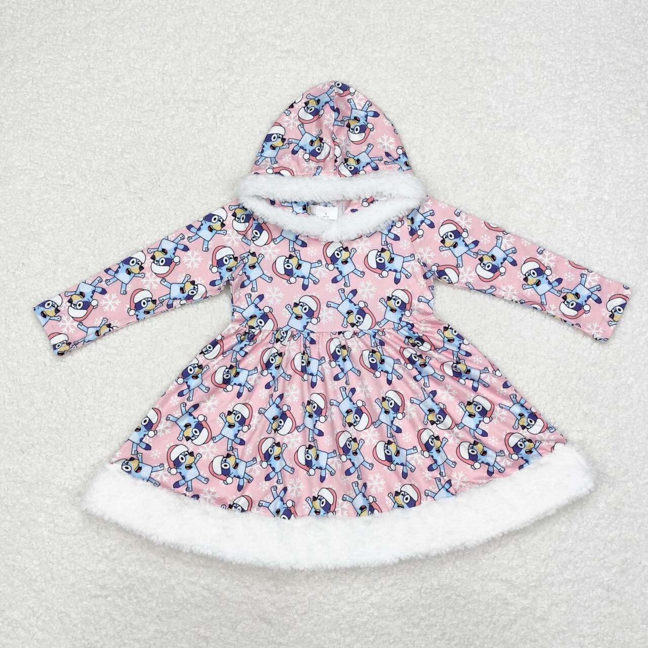 santa blu*y hoodie dress