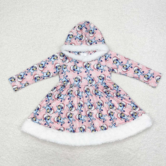 santa blu*y hoodie dress