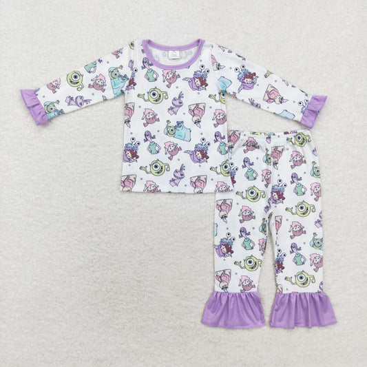 monsters bamboo loungewear set