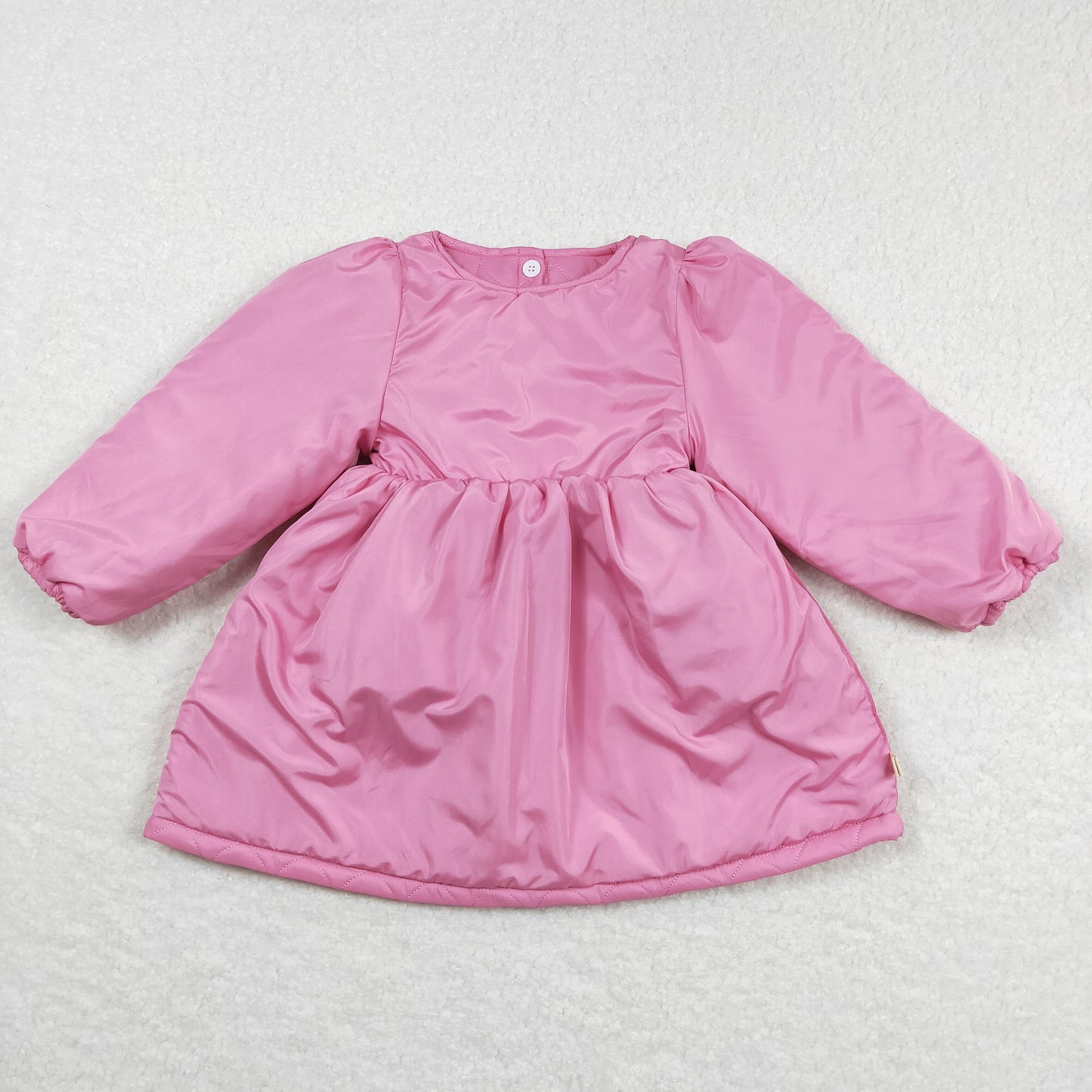 good quality girl pink winter coat