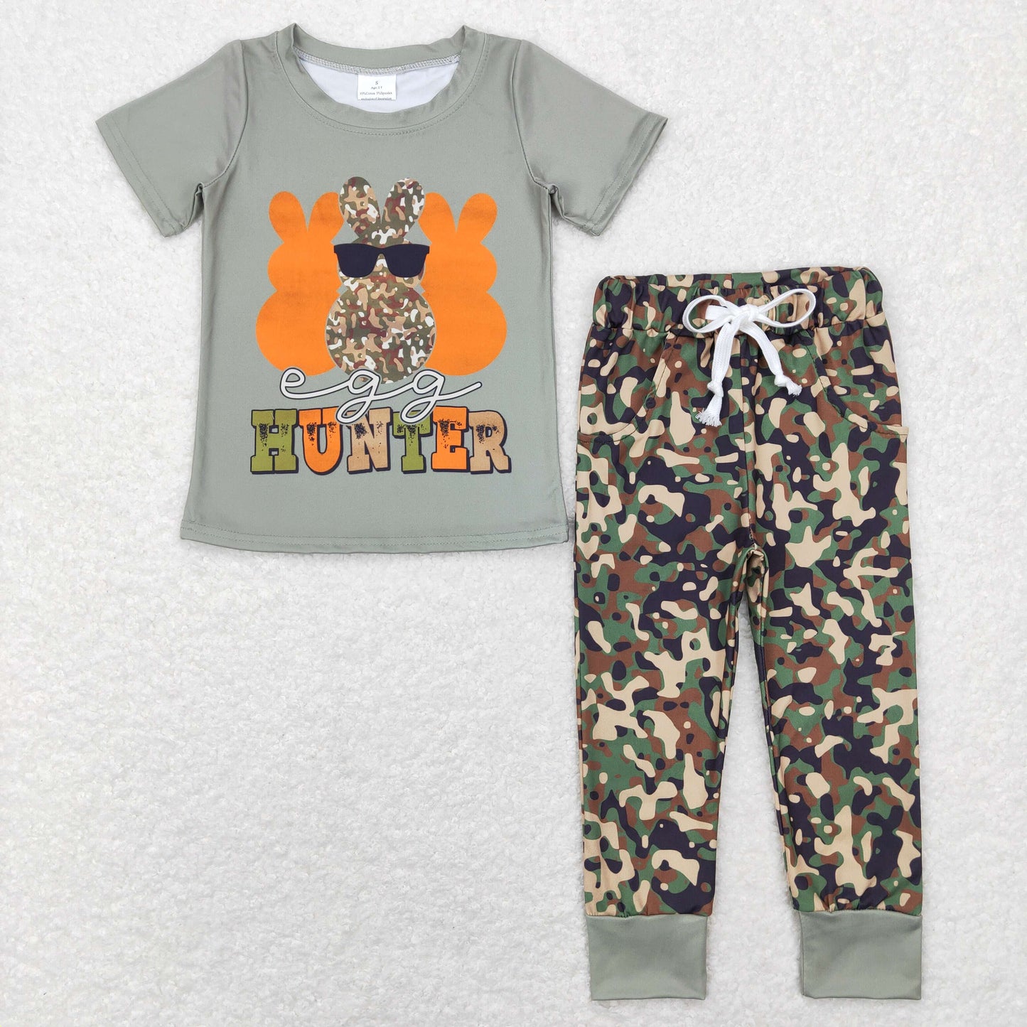 boy easter hunter camo jogger outfit