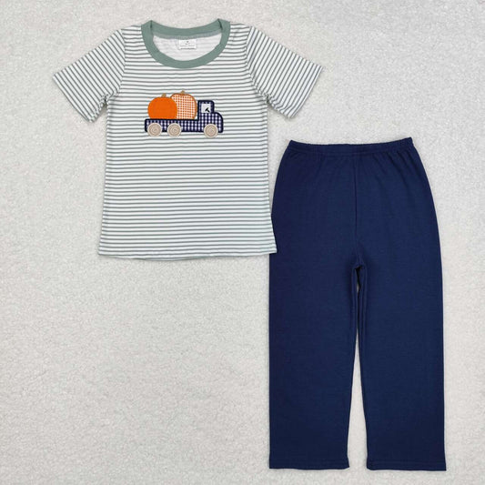 pumpkn truck embroidered pants outfit