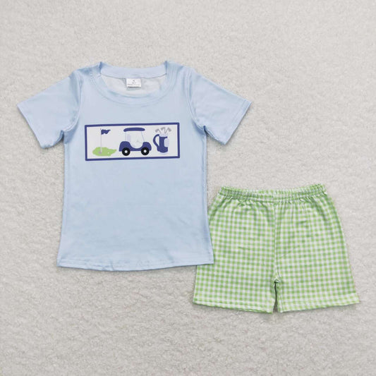 baby boy golf shorts set