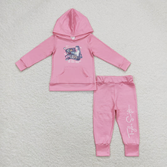 long sleeve taylor swiftie hoodie outfit pink