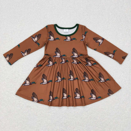 fall long sleeve duck dress