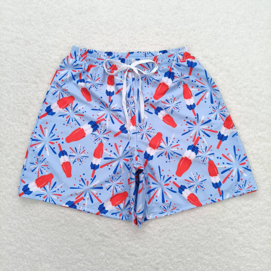 adult clothes patriotic popsicle dad man trunks