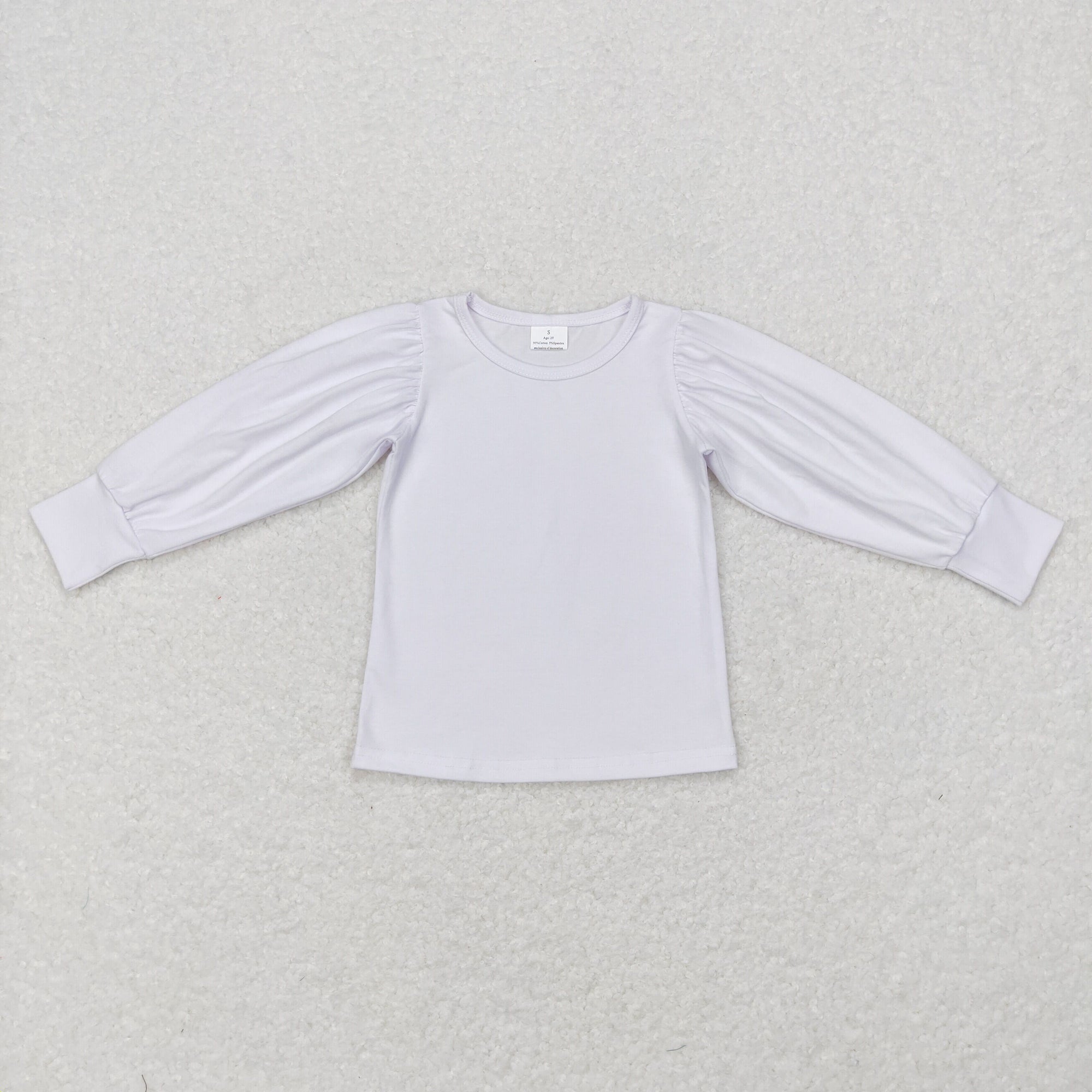 Girl Cotton White Shirt