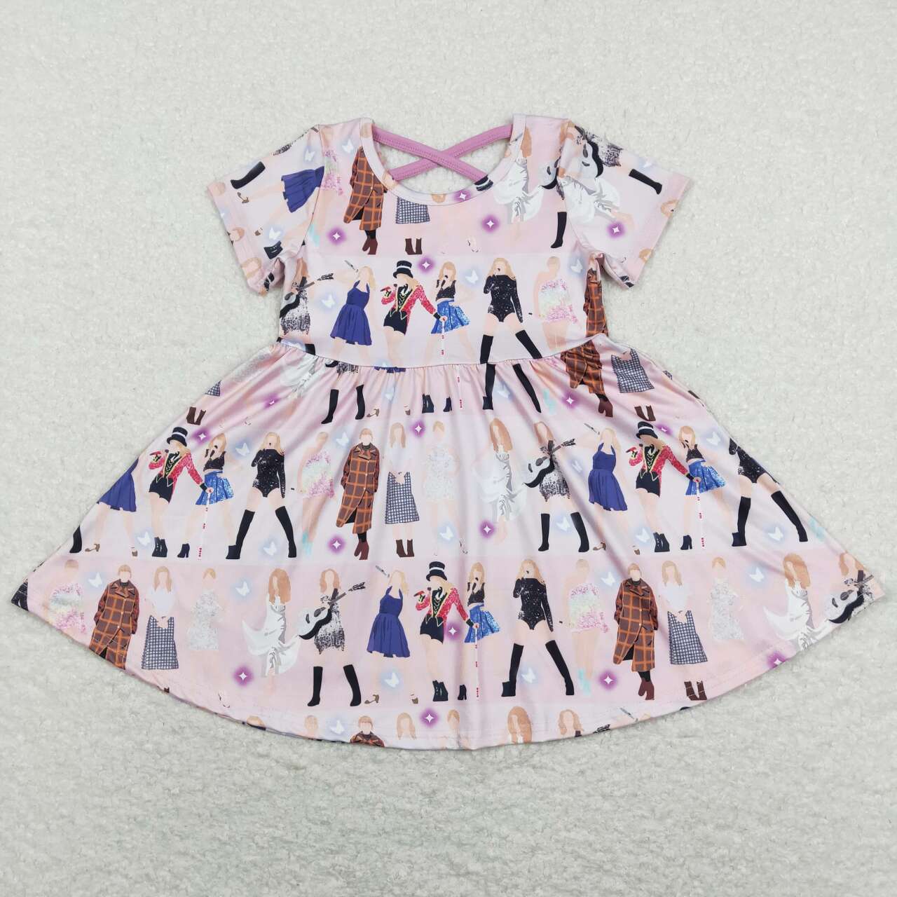 short sleeve Taylor Swift dress