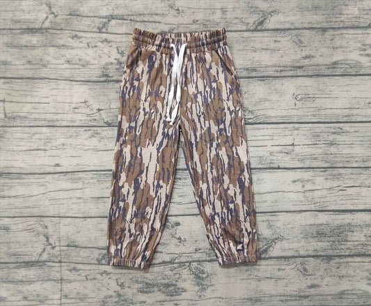 Pre order camo print boy jogger pants