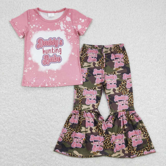 daddy's hunting babe girls spring outfit