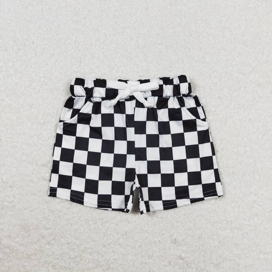 checkered shorts boy summer shorts