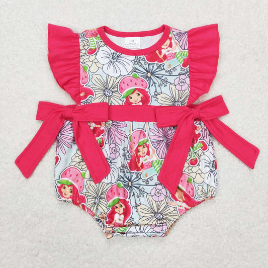 strawberry girl bow bubble