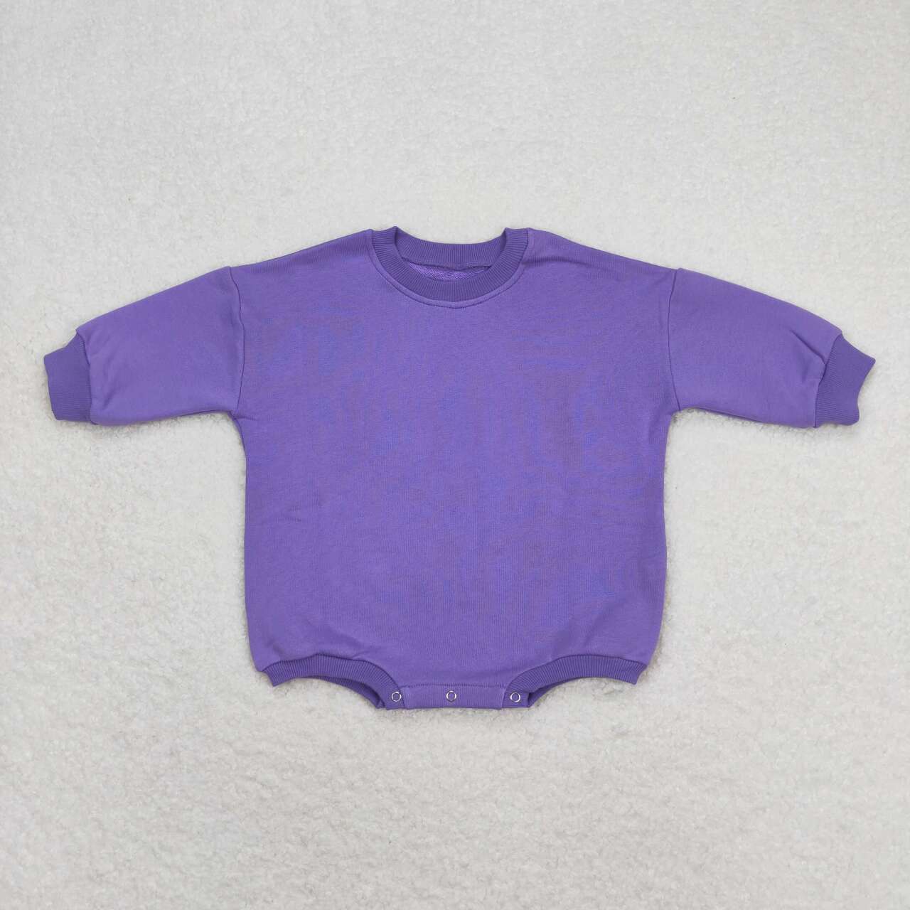 thick long sleeve solid purple sweater bodysuit baby clothes