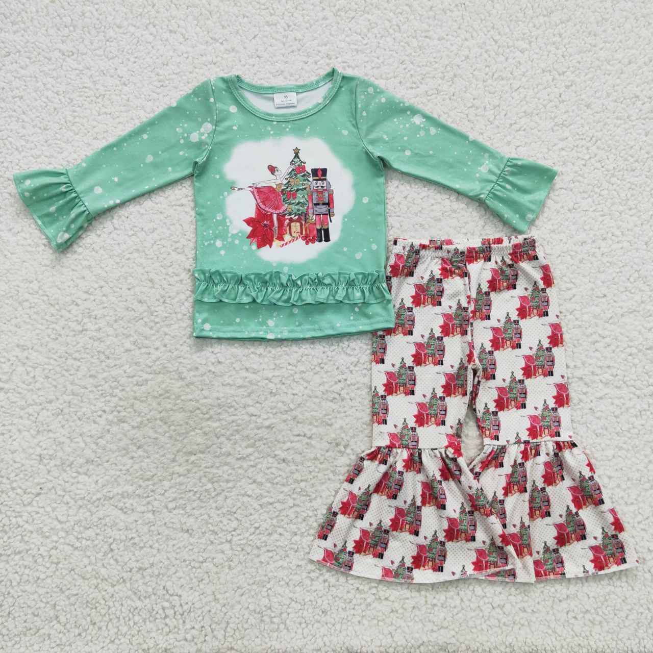 Girl christmas Nutcracker ballet bells set
