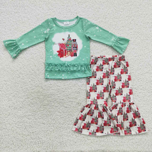 Girl christmas Nutcracker ballet bells set