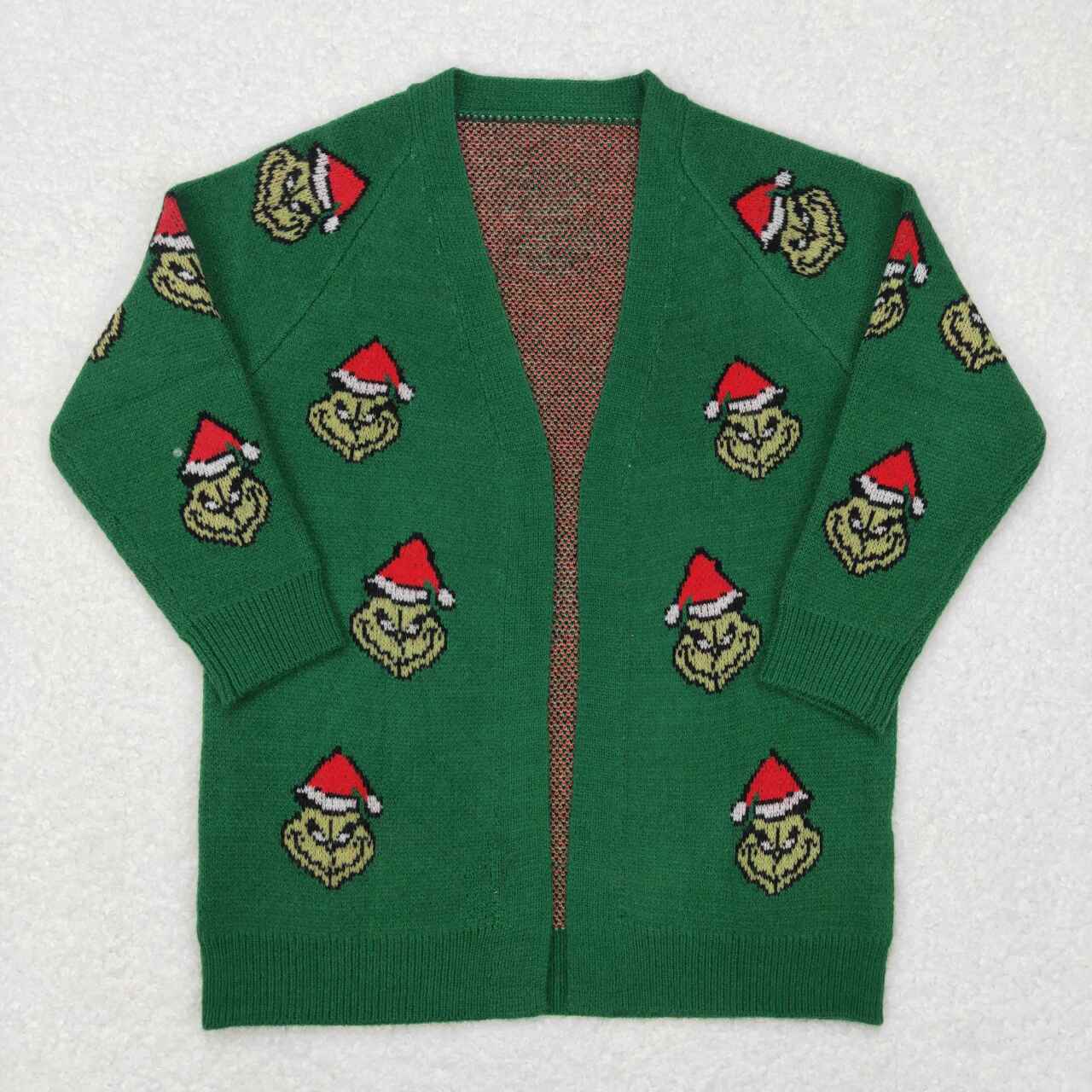 toddler girl grinchey christmas cardigan sweater