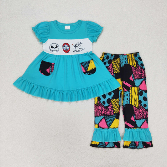 Kids Sally Dress Ruffle Pants Outfit