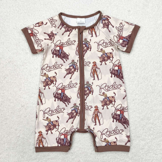 baby boy rodeo zip sleeper