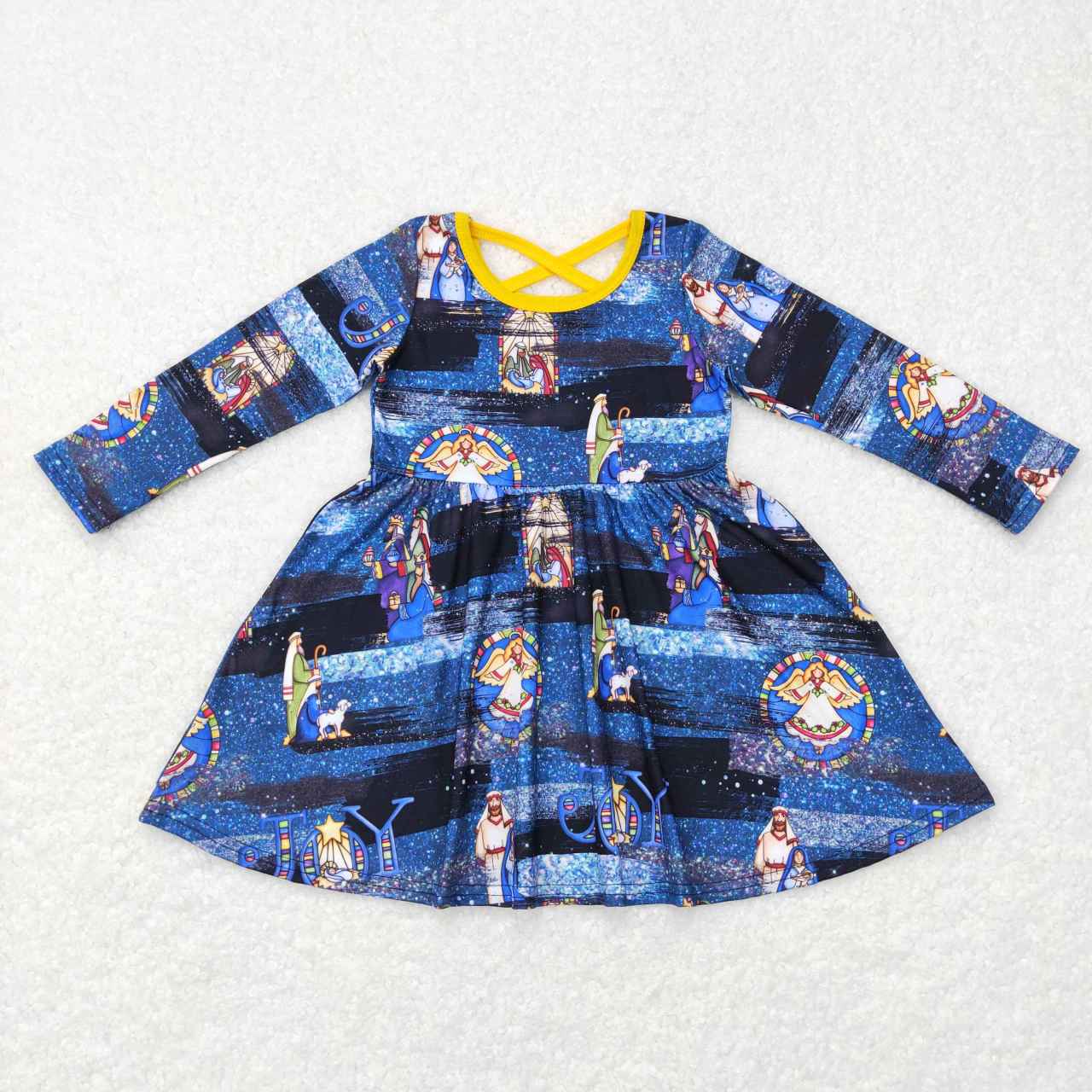 long sleeve joy nativity cross dress