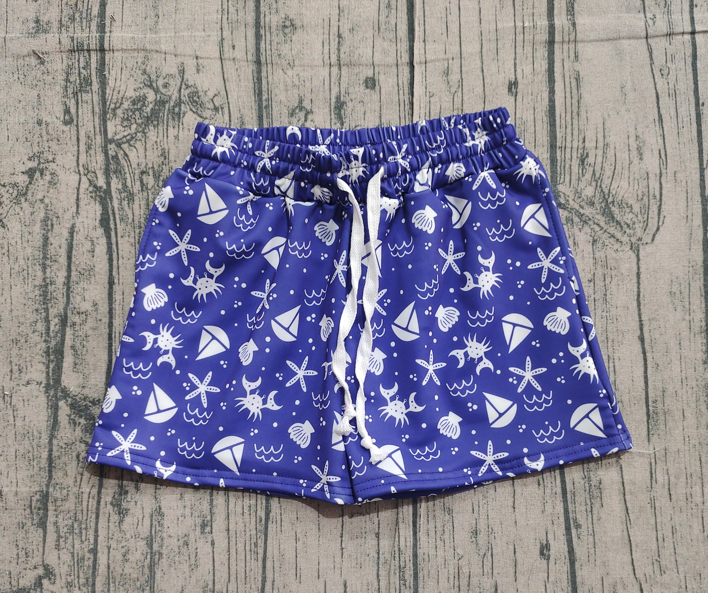 Pre order ocean life trunk boy swimsuit