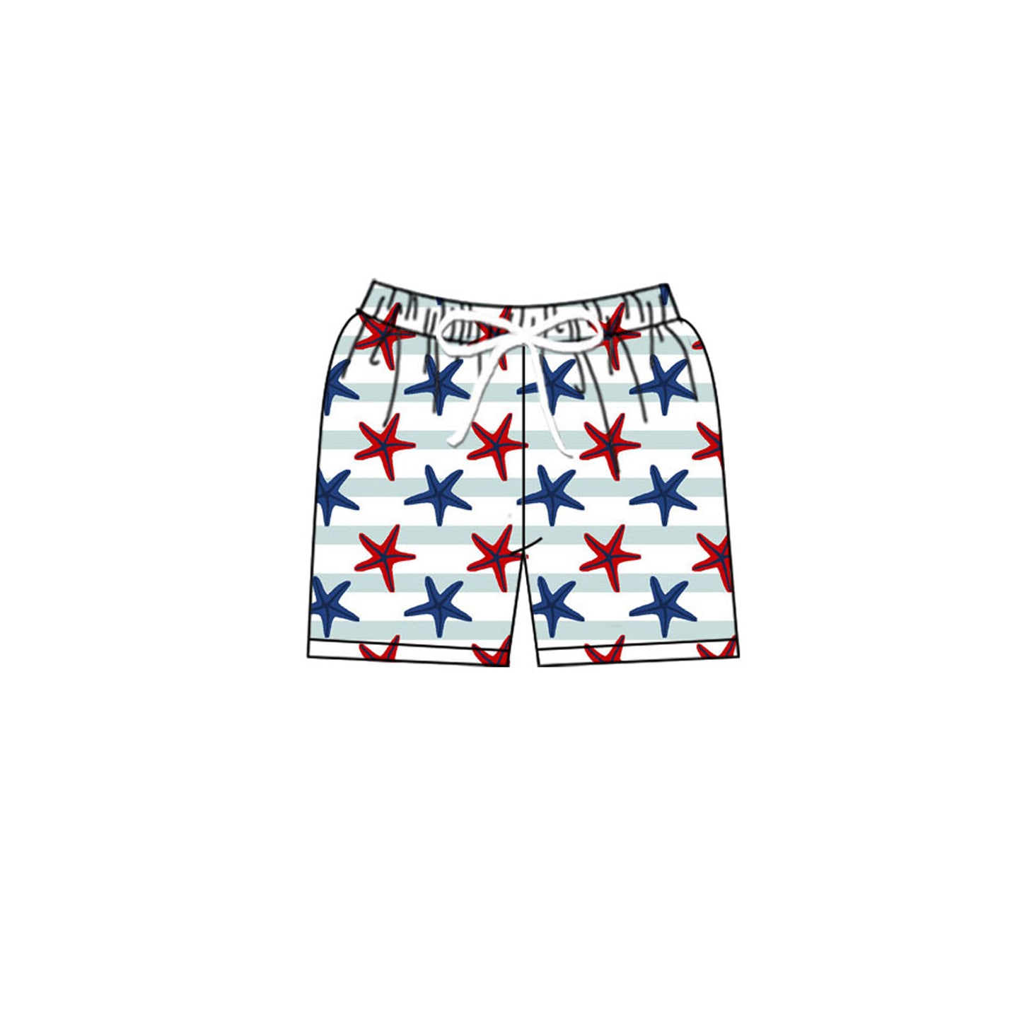 Pre order starfish trunks boy swimsuit