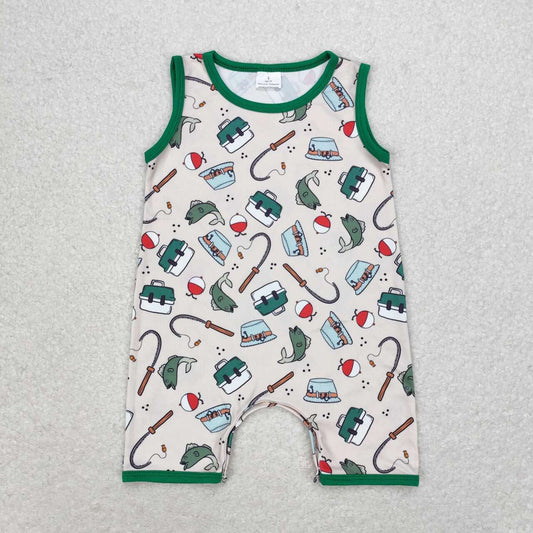 go fishing boy tank romper