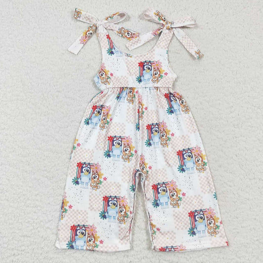 western girls strap dog jumpsuit