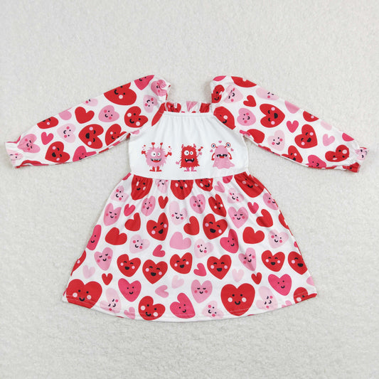 heart print dress for valentine's day