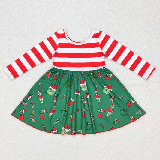 christmas grinchey twirl dress girls dresses
