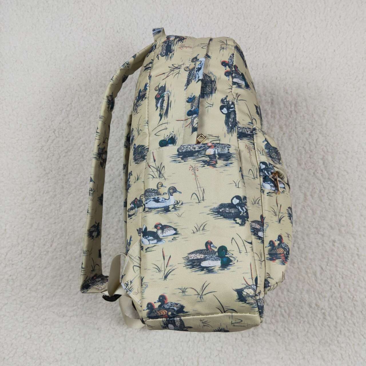 duck print bag children backpack