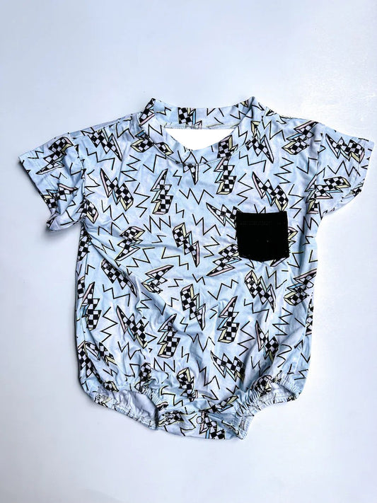 Pre order baby boy lightening bodysuit