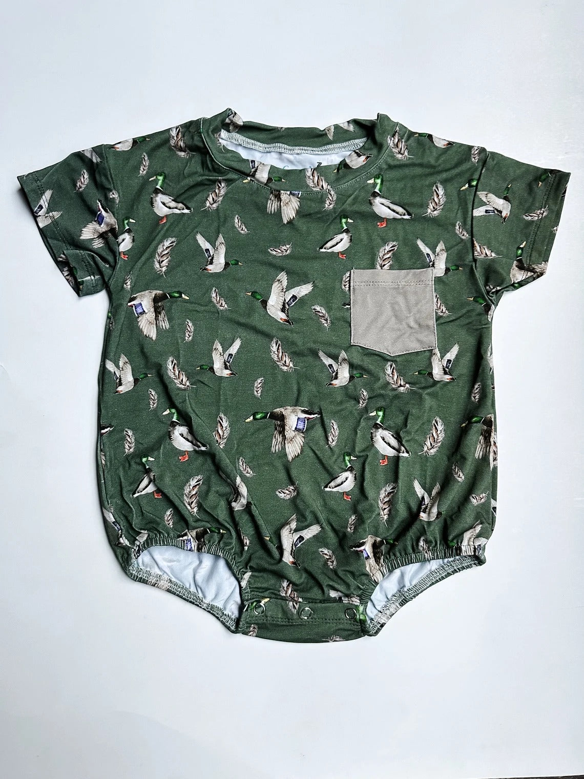 Pre order baby boy duck bodysuit