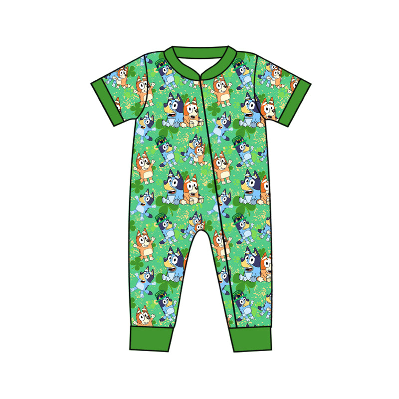 Pre order baby boy st patrick blu*y sleeper