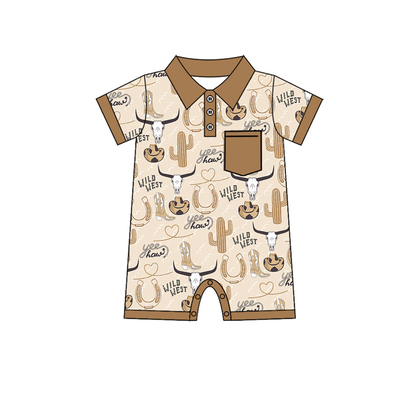 Pre order cowboy rompers