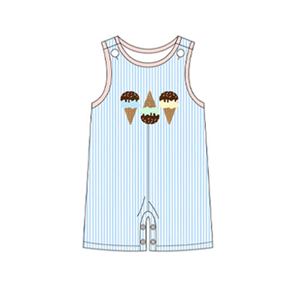 Pre order ice-cream pattern romper boy