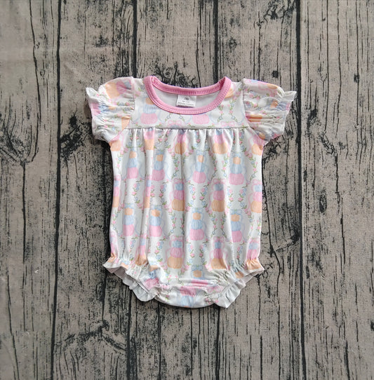 short sleeve pumpkin bubble