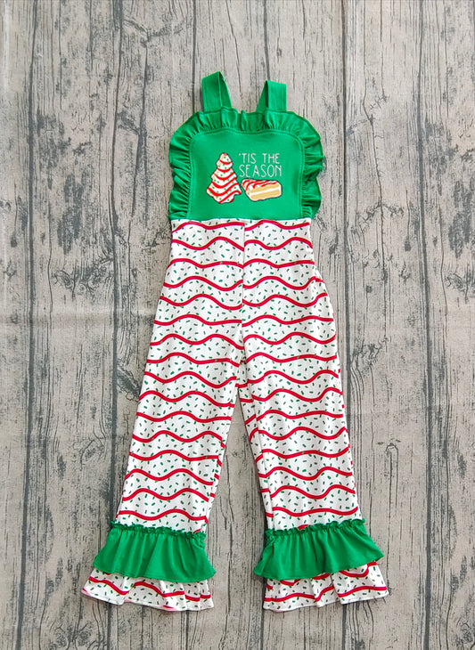 pre order christmas jumpsuit (do embroidery)