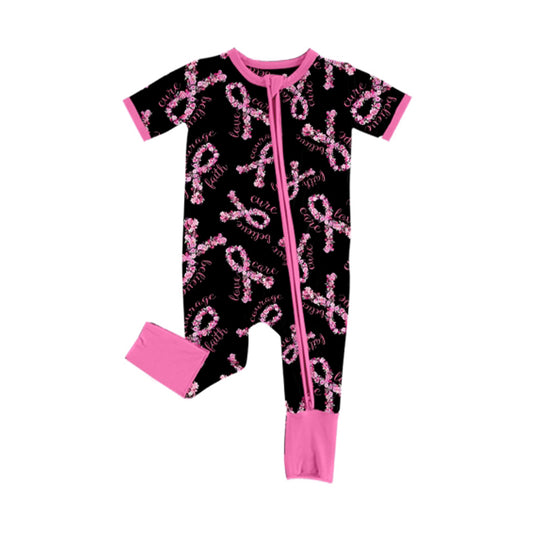 Pre order wear pink in October zip sleeper pajama