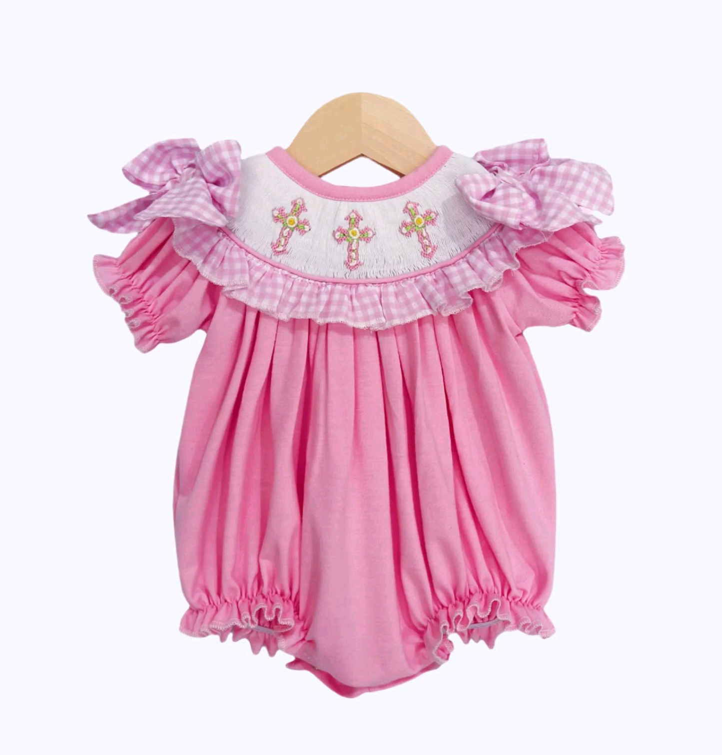 Pre order easter baby girl romper