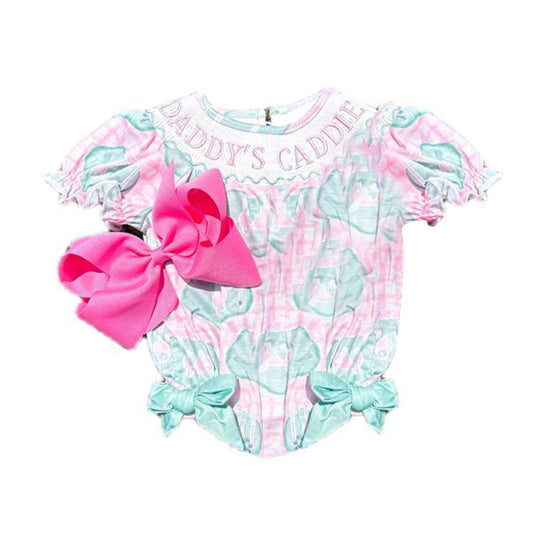 Pre order daddy's caddie baby girl bubble