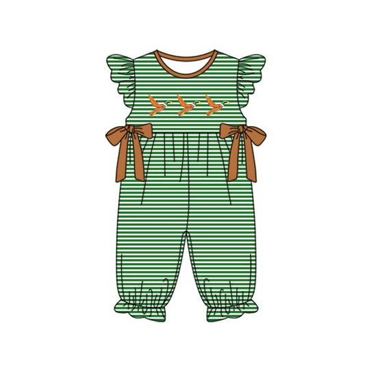 Pre order stripes duck romper
