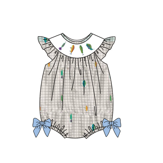 Pre order gingham fish hook bubble