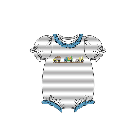 Pre order construction truck pattern bubble girl