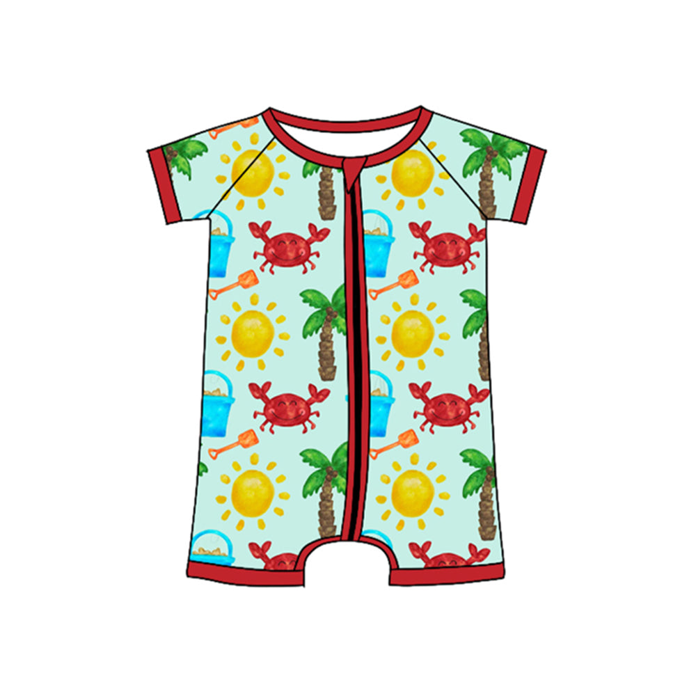 Pre order beach life baby boy sleeper