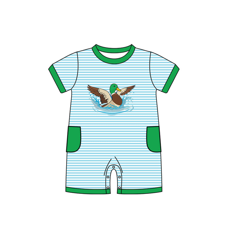 Pre order mallard romper with pocket