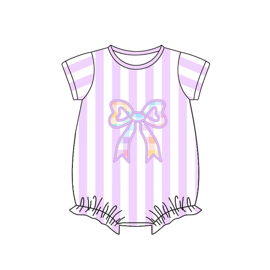 Pre order purple stripe coquette bubble