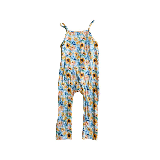 pre order sunflower suspender jumpsuit